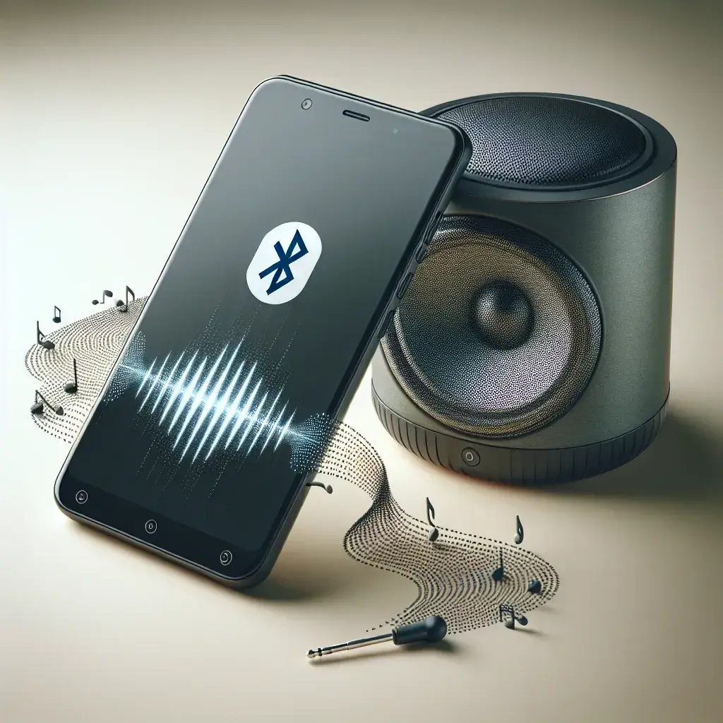 Sure! Here's an SEO-optimized alt text for the image: "Ilustrasi langkah-langkah memasangkan speaker Bluetooth dengan ponsel, menunjukkan tampilan antarmuka ponsel dan speaker Bluetooth yang sedang dihubungkan, sesuai dengan panduan lengkap cara memasangkan speaker Bluetooth dengan ponsel Anda." This alt text includes relevant keywords while providing a clear description of the image, which is beneficial for both SEO and accessibility.