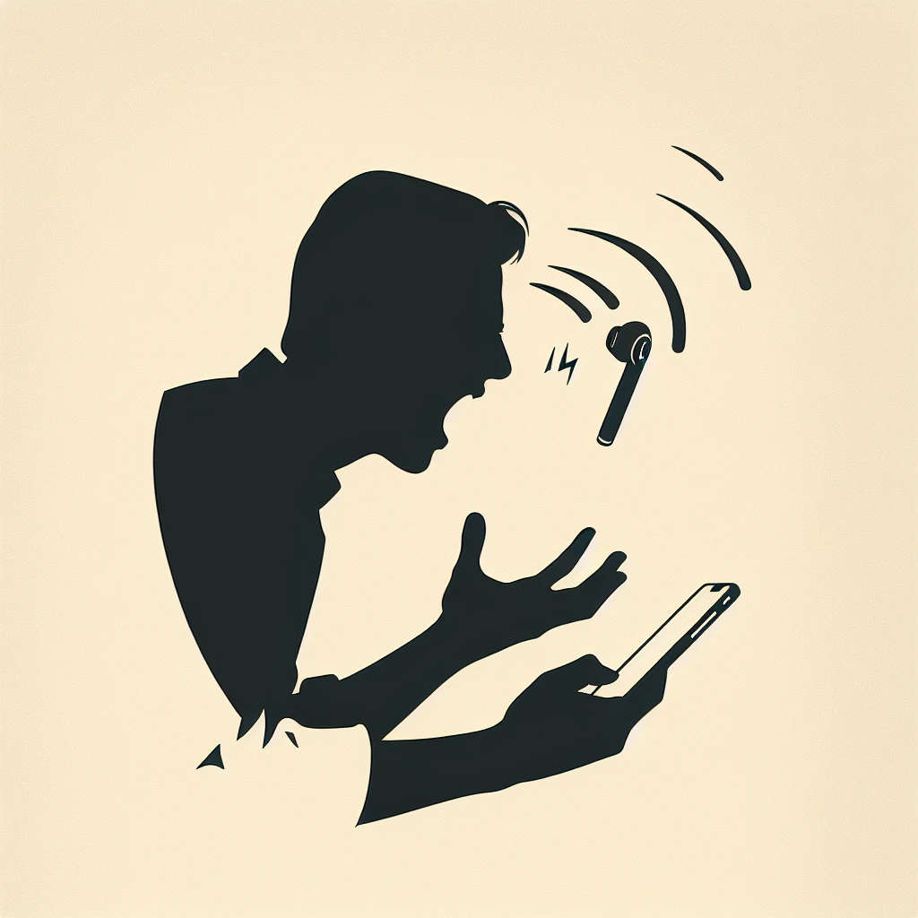 "Ilustrasi cara memperbaiki masalah konektivitas AirPods dengan langkah-langkah troubleshooting, termasuk pengaturan Bluetooth dan reset perangkat."