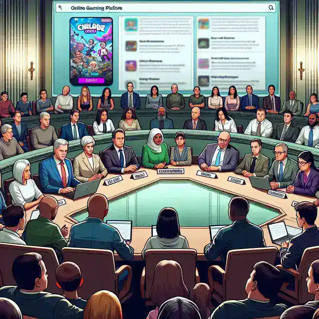 "Anggota Komisi DPR sedang berdiskusi tentang regulasi ketat untuk platform gim daring guna melindungi anak-anak dari risiko online."